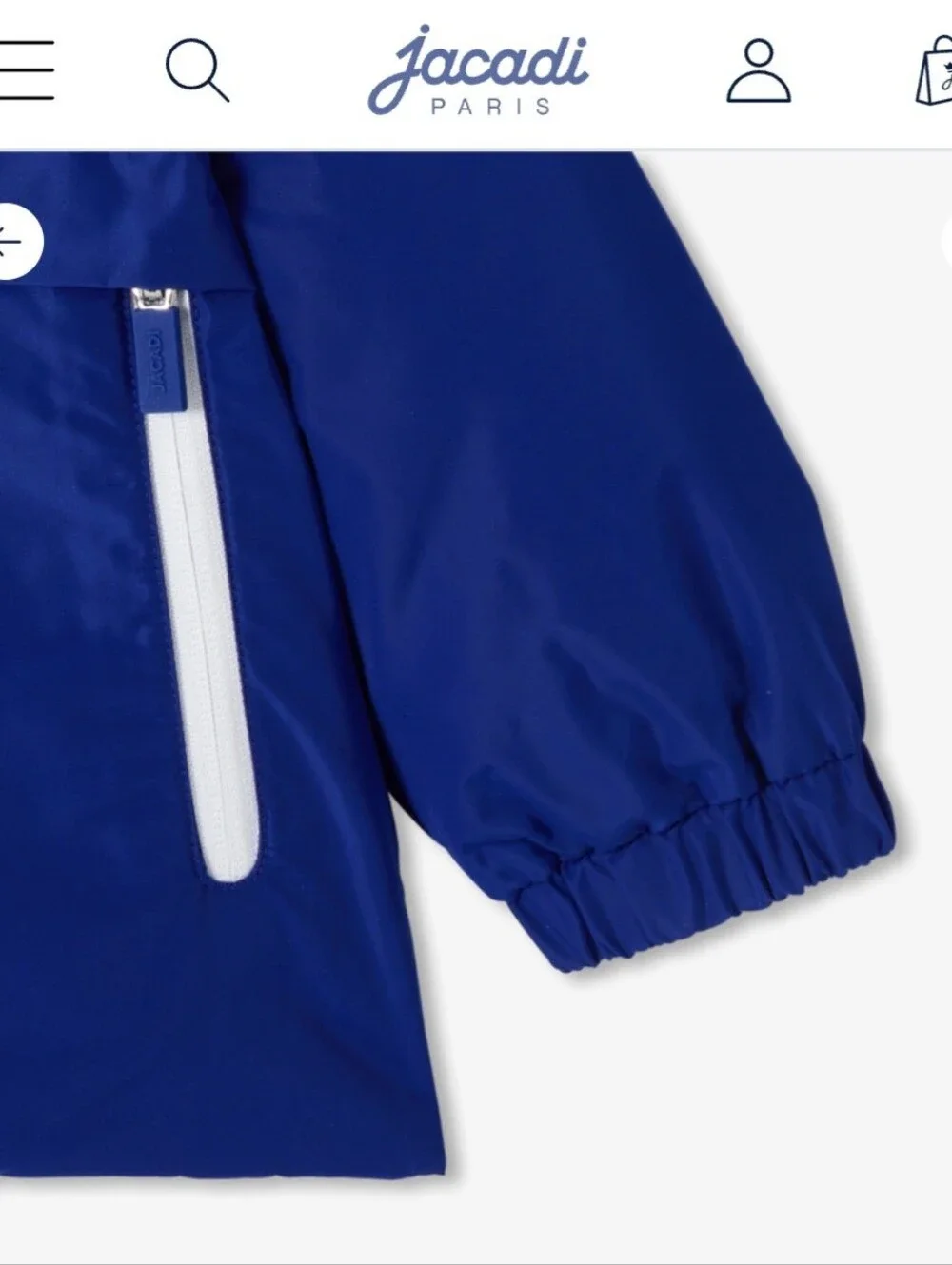 NWT Jacadi Boys Hooded Jacket